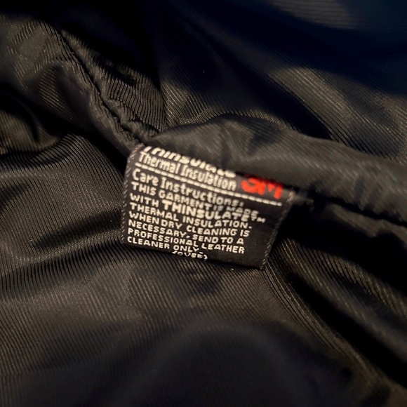 Wilsons Leather Motorcycle Jacket Vintage Insulated Large EUC - Picture 12 of 14